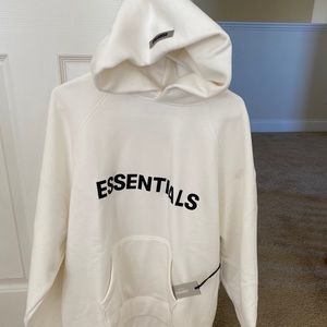 Essentials Fear of God white hoodie. Brand NWT